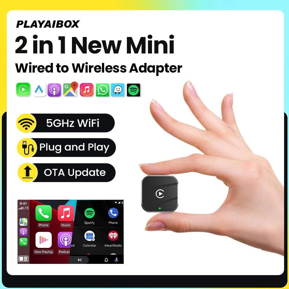 Универсальный Plug & Play Беспроводной Адаптер CarPlay/Android Auto USB-донгл