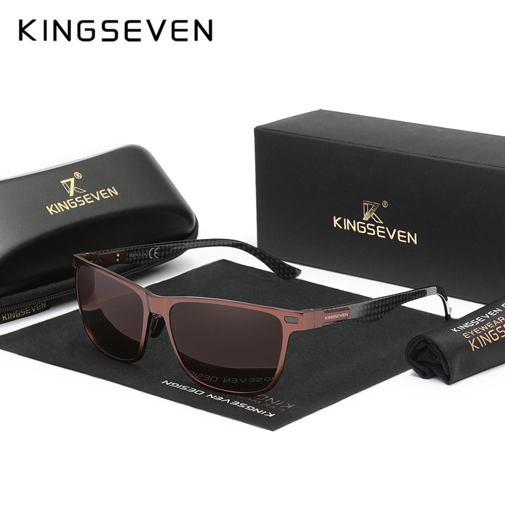 Kingseven Качественные алюминиевые солнцезащитные очки мужские новые дизайнерские женские очки для вождения поляризованные Clycling Eyewear