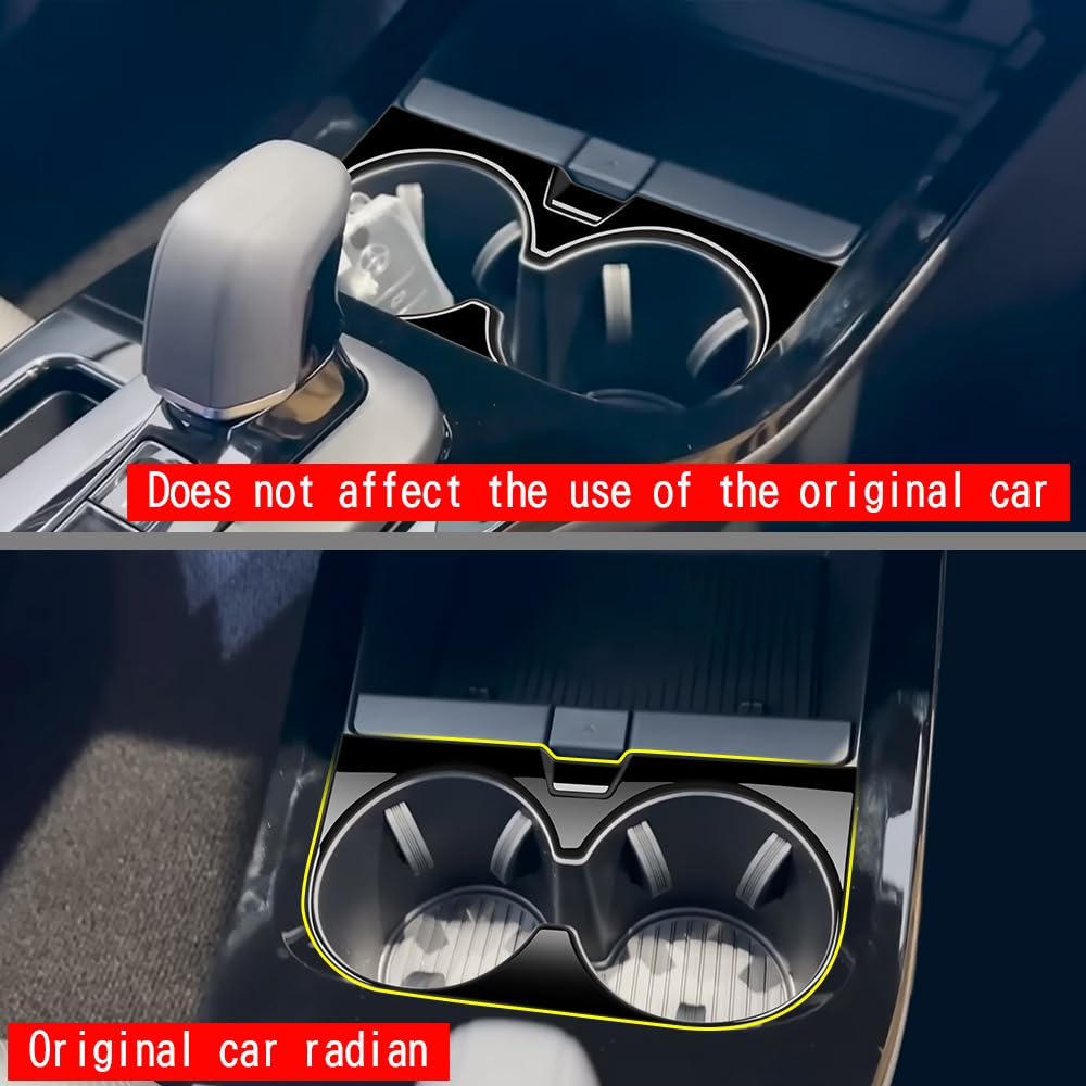 Toyota Новое 5-е поколение Prius 60-й серии Подстаканник Защитная накладка на панель интерьера Пиано для PRIUS 60-й серии Панель, Панель, Деталь, Устойчивый к царапинам, Черный,