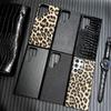 Luxury Leopard Crocodile Carbon Fiber Pattern Leather Phone Case for Samsung GalaxyS22 Ultra S23 S24 Plus Black Back Huawei Mate60 RS Pura70 Pro Cover