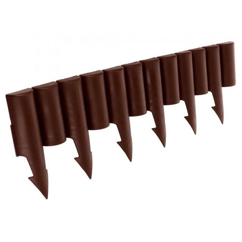 Brown garden palisade 25 cm