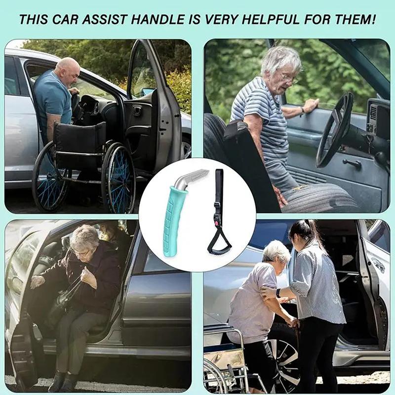 Ручка для автомобиля, вспомогательная ручка для двери автомобиля для пожилых людей, портативная противоскользящая, удобная трость для двери автомобиля для инвалидов, легко выходить
