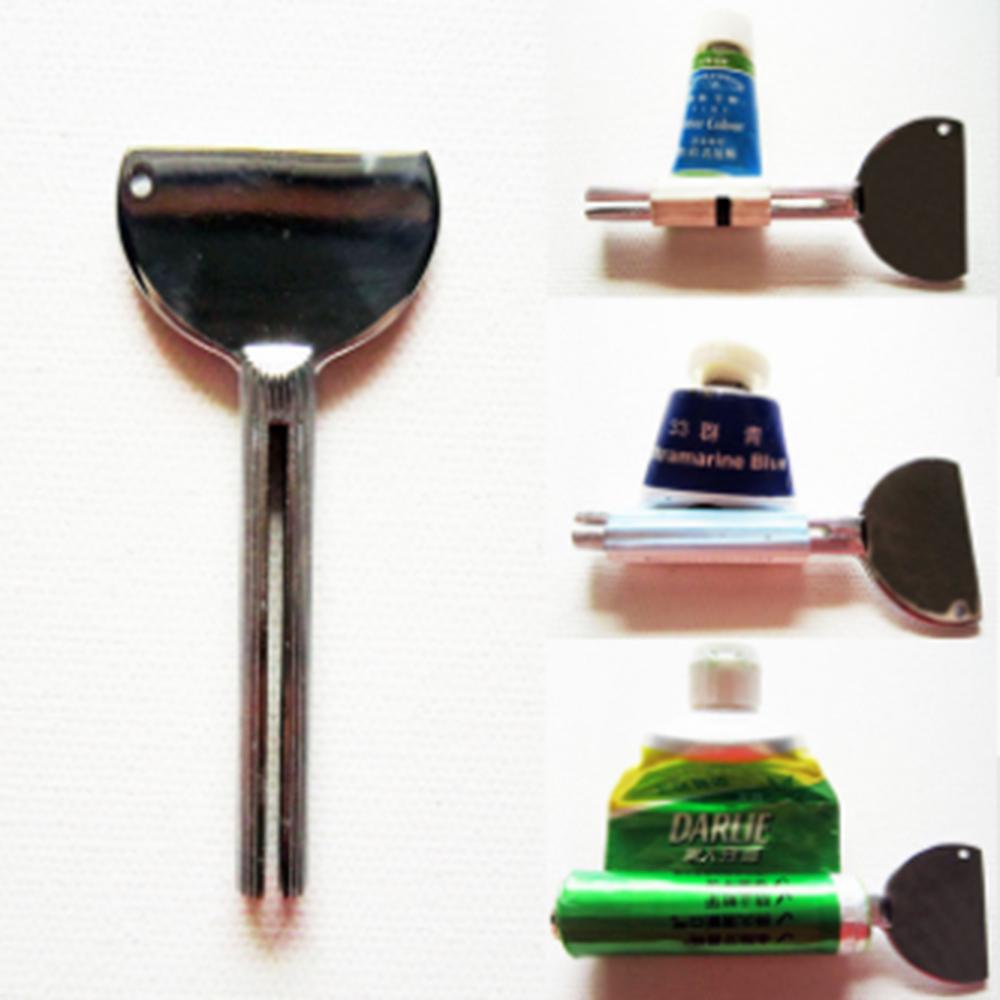 Hair Dye Stainless Steel U Shape Ointment Extruder Toothpaste Squeezer Dispenser Metal Tube