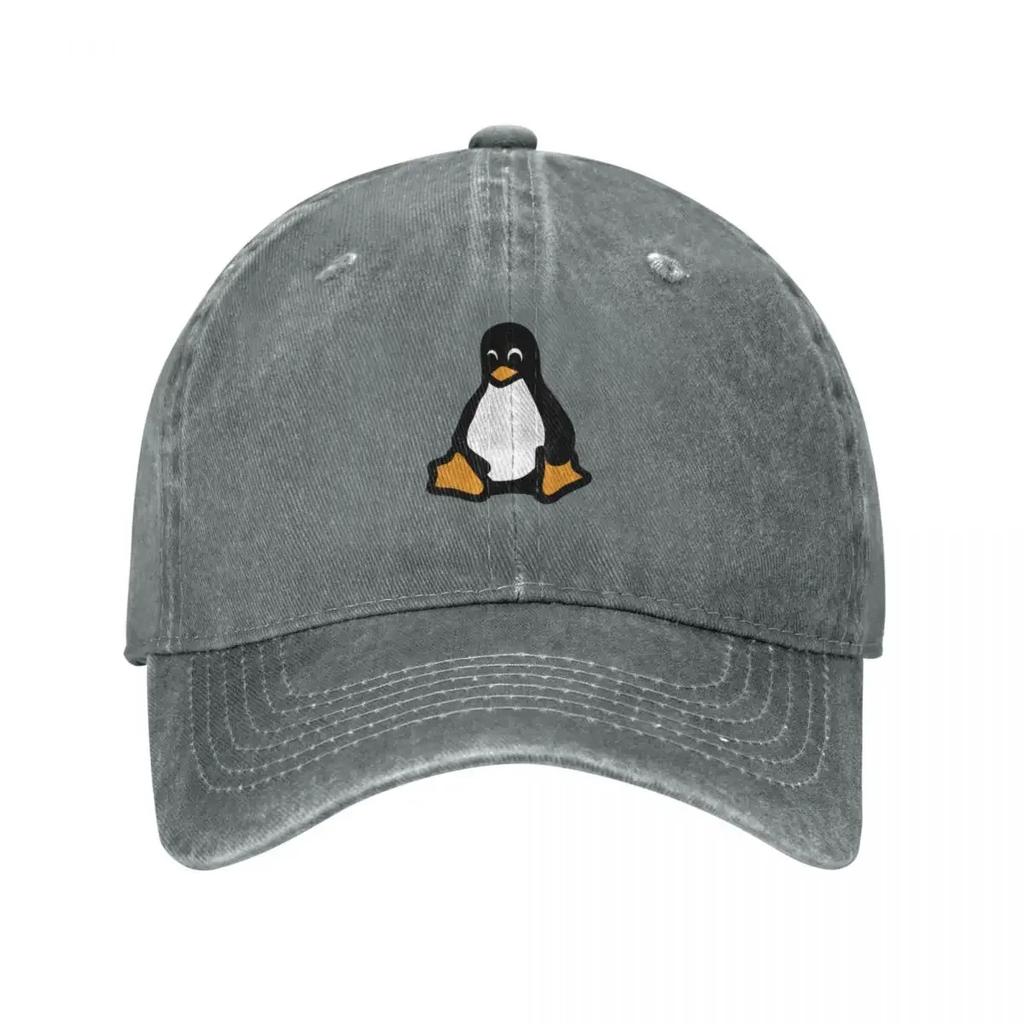 Linux tux de Унисекс Бейсболка каска Гольф Одежда Новая Шляпа шляпы со скидкой Бейсбол Унисекс Женская