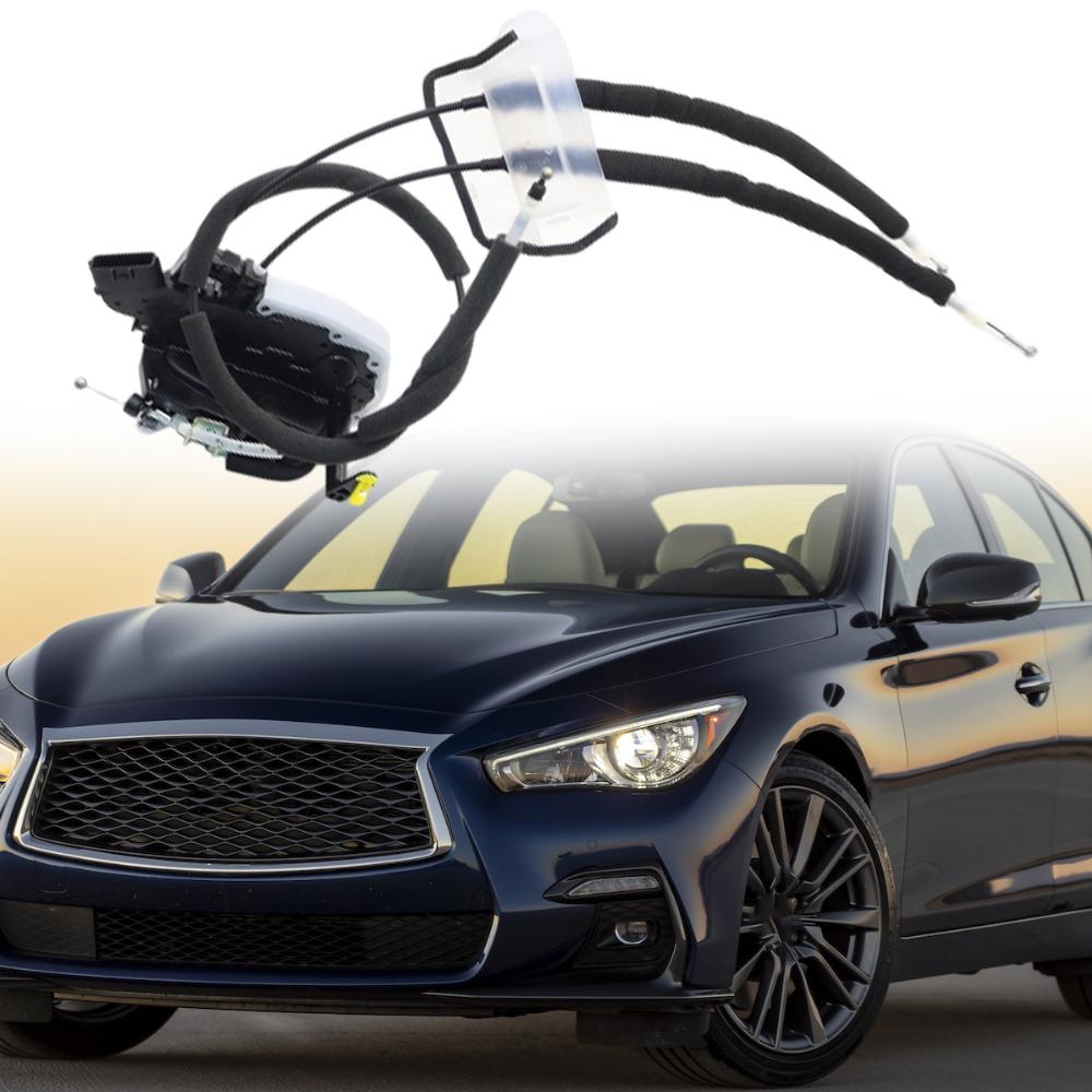 Door Lock Latch Actuator Front Rear Left Right for Infiniti Q50 Sedan 4-Door 2014- Left Hand Drive 80501-4HB0A