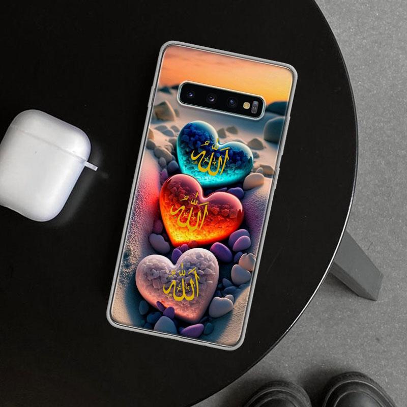 Мусульманская сура Ихлас Исламские цитаты Чехол для телефона для Samsung Galaxy S26 S25 Edge S24 S23 Ultra S22 Plus S21 FE S20 + Арт Cust