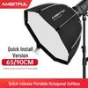 Ambitful QS65 90см Восьмигранный софтбокс с креплением Bowens для кино и ТВ освещения