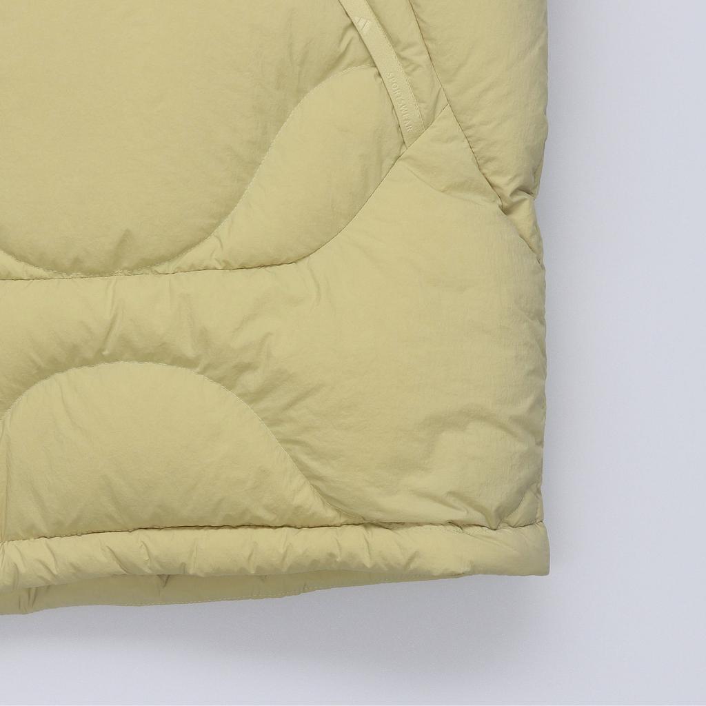 New Adidas Down Vest Men's Sand Brown JG5938