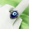 Кольцо «Сглаз» с драгоценным камнем из стерлингового серебра 925 пробы, размер США 6, MM-R336