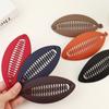 Fish Shaped Hairpin Vertical Hair Clip Matte Vintage Twist Clamp Barrettes Headdress