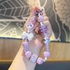 Anti-Lost Mobile Phone Lanyard Strap Hand-beaded Car Keychain Creative Phone Hand Rope
