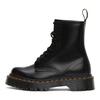 Черные кроссовки унисекс из гладкой кожи на платформе 1460 Bex 25345001