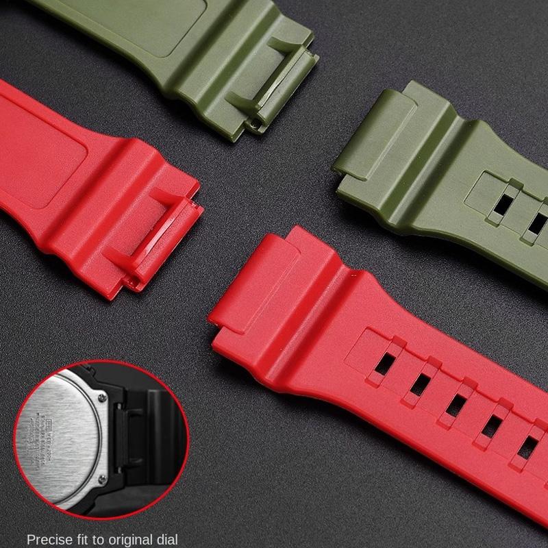 18-мм смоляной ремешок для часов Casio WS-1400H/1300/1500 W-737H AE1500 серии, водонепроницаемый силиконовый ремешок для часов, резиновый ремешок