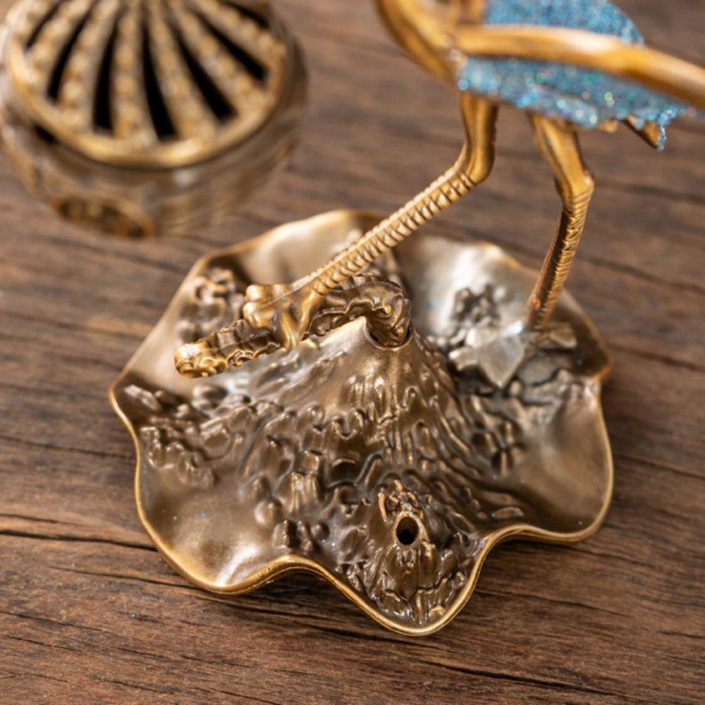 Zinc Alloy Incense Holder Chinese Style Incense Burning Creative Indoor Aromatherapy Gifts