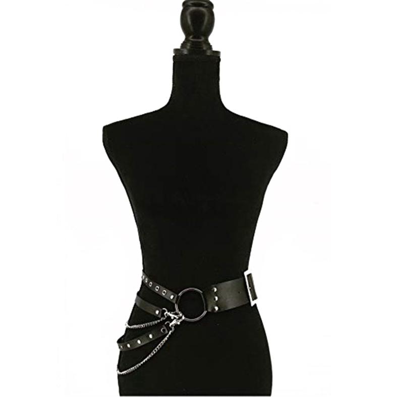 Женская кожаная одежда, модные ремни, аксессуары, ремень с одной петлей в виде бабочки