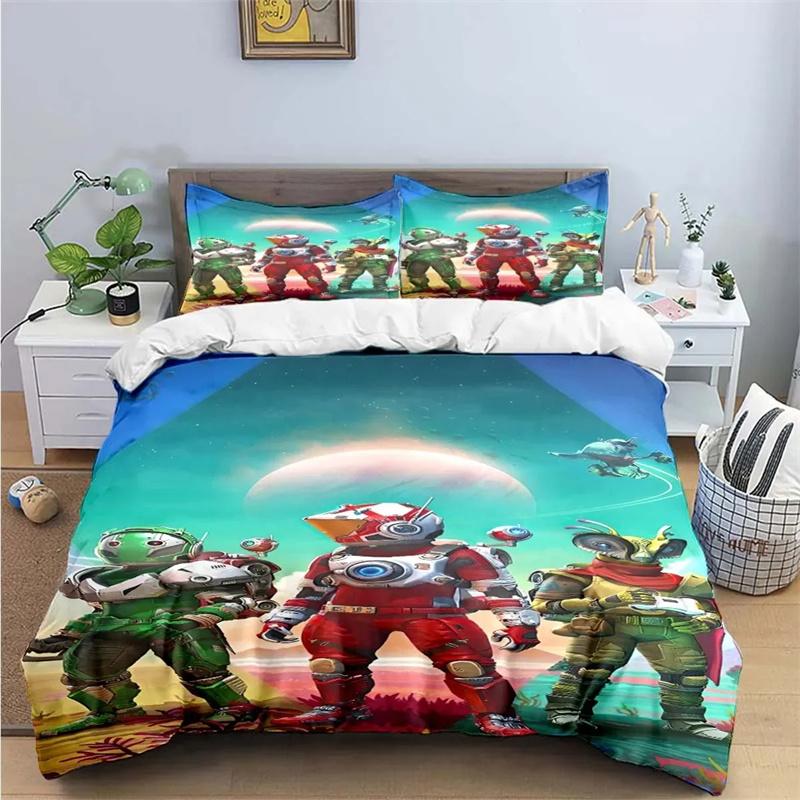 Anime 3D Game N-No-Man's-Sky Print Bedding Sets Bed Supplies Set Duvet Cover Bed Comforter Set Bedding Set Luxury Gift
