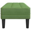 Ottoman Bench with Cushion Light Green 113 x 57 x 39 cm Velvet