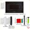 Набор ковриков для хранения пазлов-роллов 1500/2000/3000 деталей Нескользящий коврик для сохранения пазлов Полиэстер Подарки Коврики для пазлов-роллов