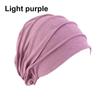 Soft Hair Loss Headscarf Beanies Sleep Caps Head Wrap Chemo Hat Women Turban Hat Muslim Hijabs