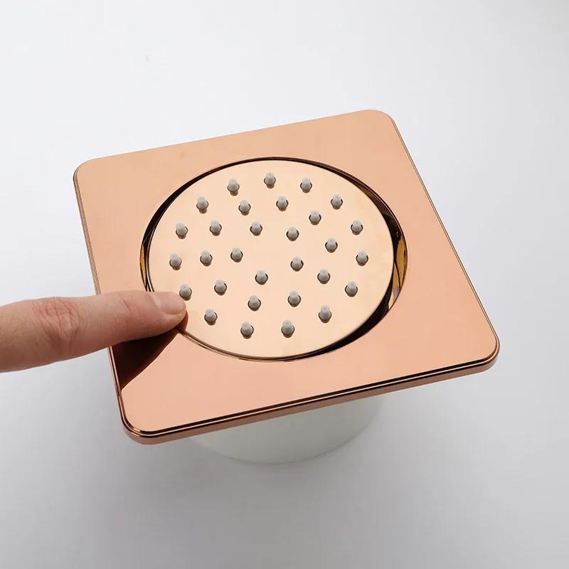 Brass Bathroom Side Shower Sprayer Concealed Installatio Side Shower Jets Spary Black/Rose Gold/Chrome/Brushed Gold