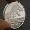 American Dinosaur Coin, Silver Plated Commemorative Coin, Collect Tyrannosaurus Rex, Gold Coin, Tooth Fairy, Love Coin