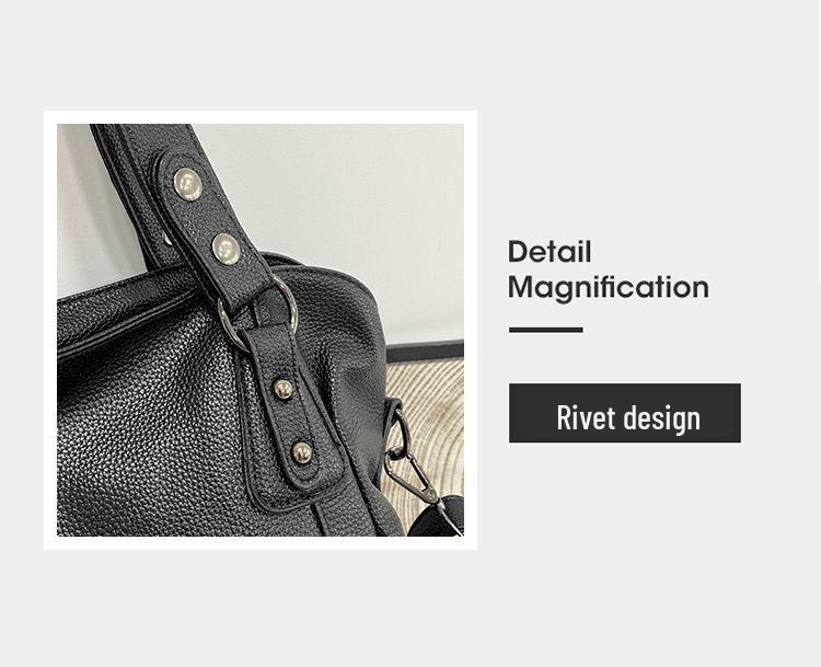 Женская сумка 2025 большой вместимости весна/лето - Модная сумка через плечо и кроссбоди в корейском стиле для мам среднего возраста