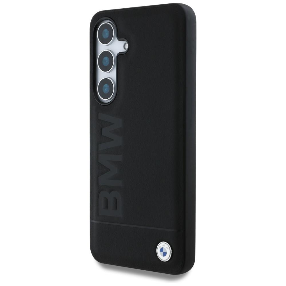 Etui do Samsung Galaxy S25 BMW Skórzane Czarne
