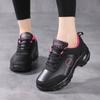 Large Size Women's Leather Sneakers Air Cushion Running Shoes Women's Non-slip Soft-soled Shoes Travel Shoes Dance Shoes