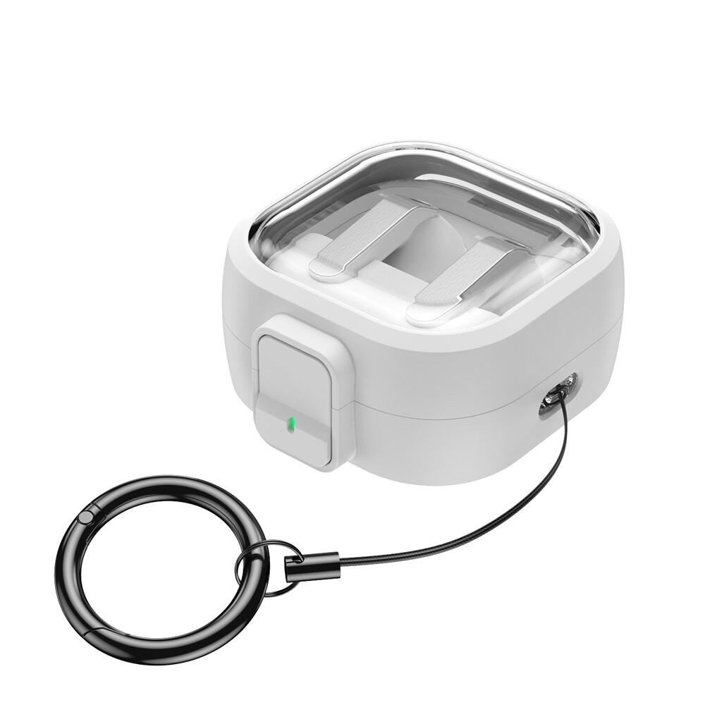 Прозрачный чехол Keysion с замком для наушников-вкладышей Samsung Buds4 4 Pro, ударопрочная крышка из твердого поликарбоната для Galaxy Buds 4 Pro
