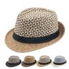 Men's Fashion Convise Summer Jazz Cap Beach Straw Caps Handsome Hats Sun Hat Men Fashion Accessories Creative Gifts Head Decor