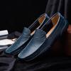 Plus Size Men Leather Casual Driving Slip On Outdoor Flat Soft Comfortable Loafers Shoes