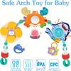 Колыбель для новорожденного, игрушка для развития сенсорики ребенка, регулируемая детская коляска, игрушка-дуга для путешествий, детская кроватка, прыжки