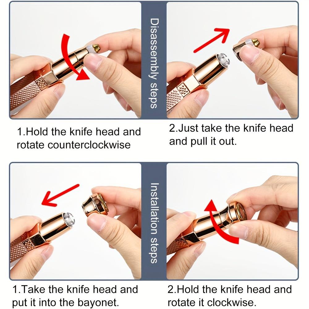 4 в 1 электробритва для лица для женщин, эпилятор для всего тела, перезаряжаемый триммер для волос в бикини, бровей, носа