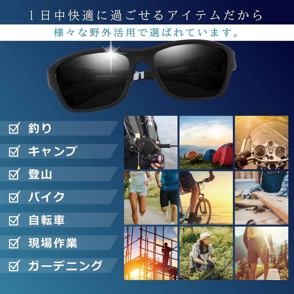 Поляризованные солнцезащитные очки для мужчин Будьте едины с природой с поляризованной защитой от УФ-излучения UV400 Спортивные Классические Легкие Для рыбалки Вождения Мотоцикла Гольфа