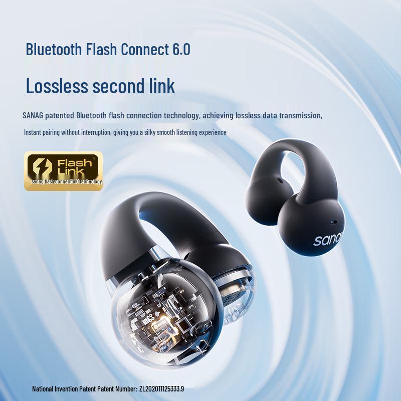 SANAG Z36SPro Open-Ear Bluetooth Clip Sports Earphones