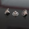 Lan Guang 12mm 1000Pcs Copper+Rubber Earring Stoppers Stopper Stud Supplies DIY Jewelry Findings Making Accessories
