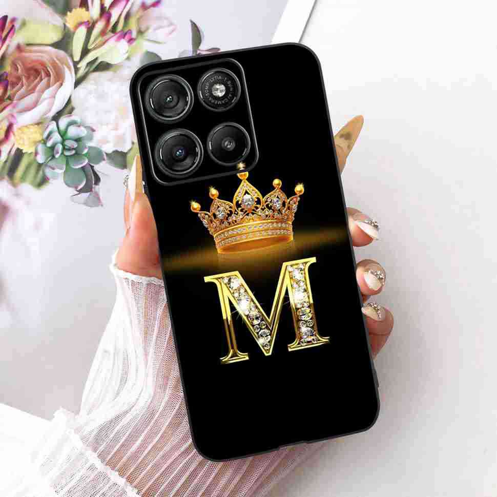 Для Motorola Moto G67 Чехол-аккумулятор Пара 26 Букв Чехол Мягкий Силиконовый Чехлы для Телефона Для Moto G 67 G67 Power Бампер