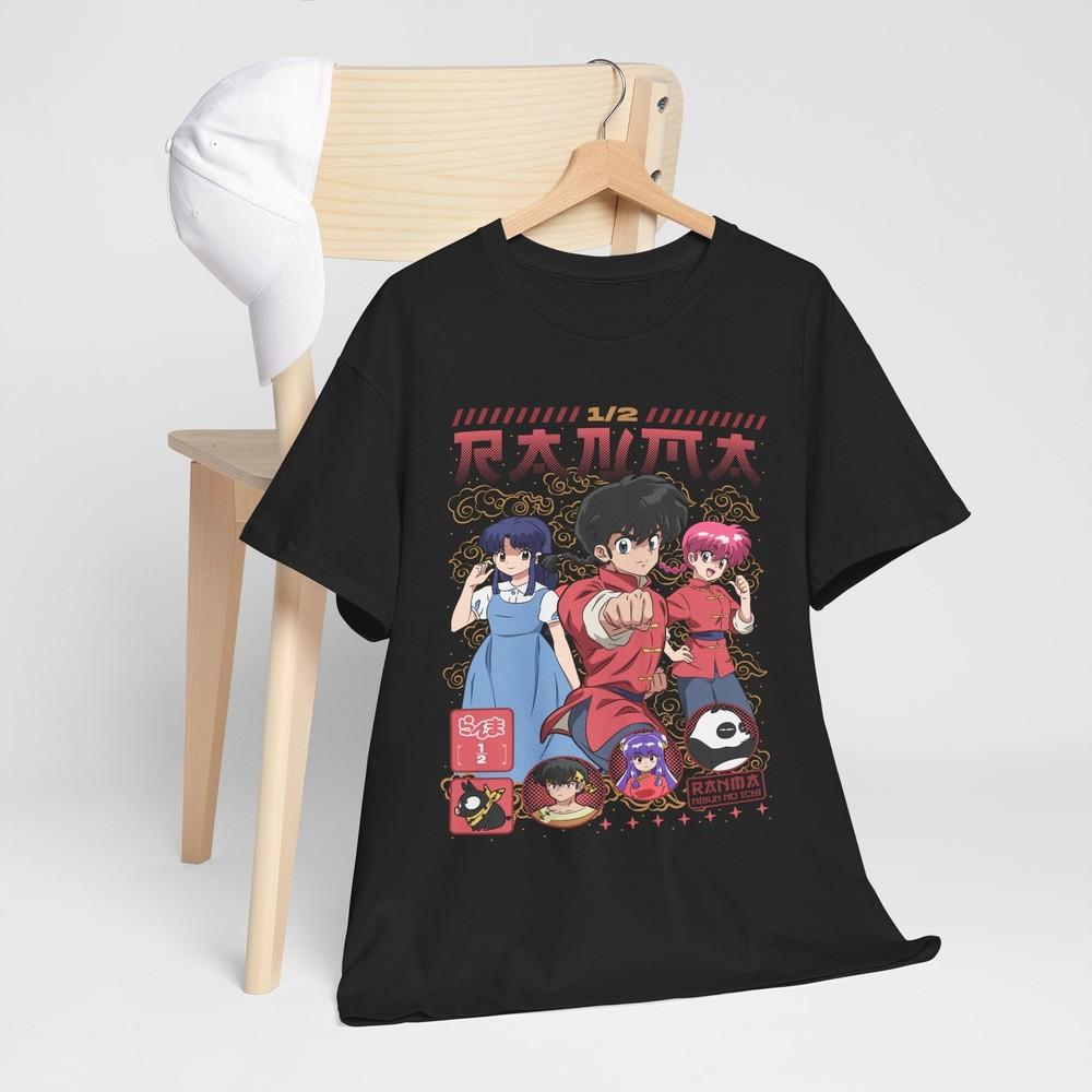 Футболка Ranma 12 Шампунь Румико Такахаси Девочка Кавайная Забавная Аниме Футболка Все Размеры