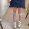 Fashion Transparent Sexy Women's Socks Long Socks Stockings Over Calf High