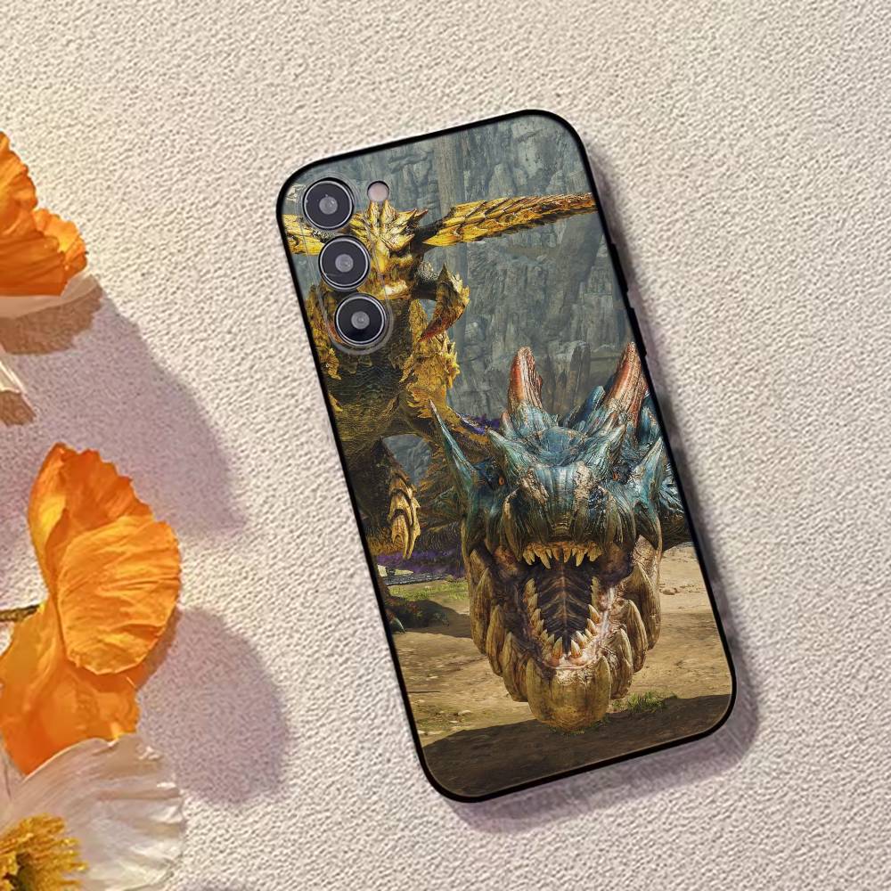 Чехол для телефона Game Monster H-Hunter для Samsung Galaxy A73, A72, A71, A70, A53, A52, A51, Мягкий силиконовый черный чехол