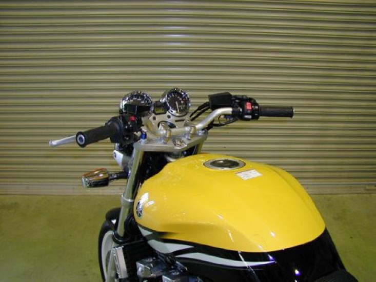 EFFEX Easy Fit Руль Низкий Руль для EBL301K XJR1300, Черный, Алюминий, 22,2 мм,