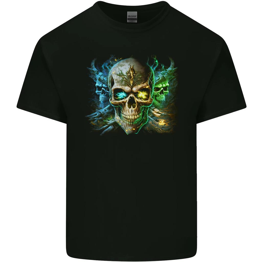 Three Demon Skulls Kids T-Shirt Childrens