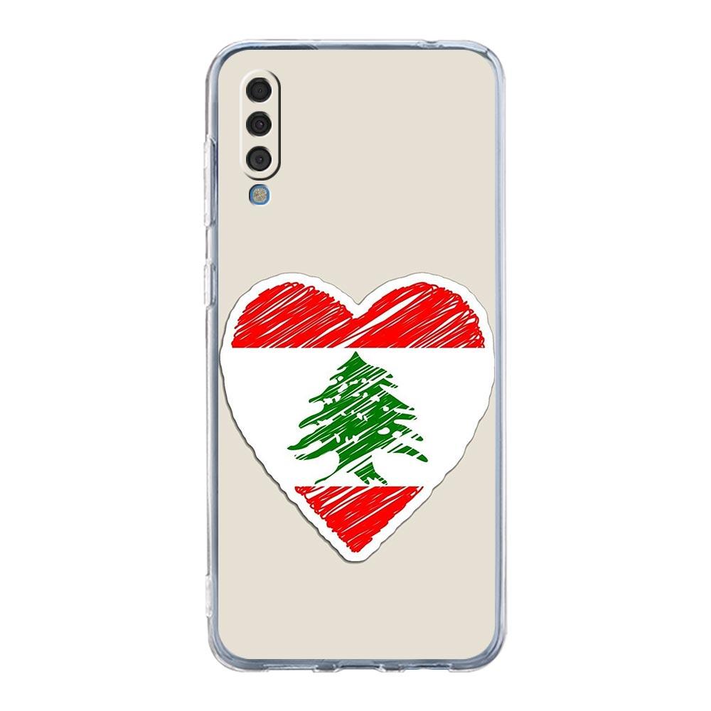 Phone Case For Samsung A56 A36 A26 A16 A14 A12 A22 A32 5G A34 A42 A52 A54 A50 A70 A40 A20S A04S A06 Cover Beirut Lebanon Flag