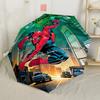 Spider Man Breaks Through Glass Portable Automatic Umbrella Compact Durable 8 Rib Design Lightweight Travel Essential Fashion Lovers