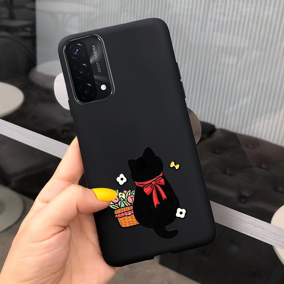 For Oppo A74 4G Case CHP2219 New Fashion Soft Silicone Phone Back Cover For Oppo A74 5G OppoA74 A 74 Cases Fundas Cartoon Bumper