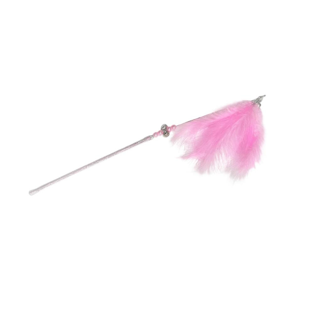 Colorful Pet Teasers, Feather Bell Toys, Suitable For Kittens To Play With, Made Of Safe Materials