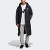 adidas 3ST Long Coat Outdoor Sports Hooded Stay Warm Down Jacket Black Unisex H20760