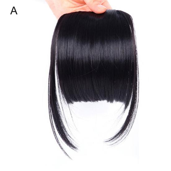 Поддельные челки, не спадающие, удобные в носке, пушистые, гладкие, мягкие, бесшовные, элегантные, женские, с передней бахромой, воздушные челки, моделирующие поставки