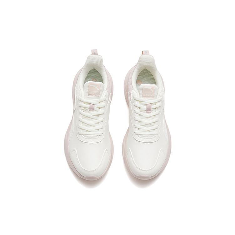 Anta Модные удобные амортизирующие прочные низкие кроссовки женские кроссовки белые серые 922245527-2