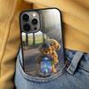 Cute Bear Soft Phone Case for iPhone 17 Air 16e Pro max 15 Pro 13 14 Plus 11 12 MagSafe Magnetic Coque